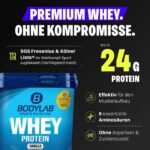 Bodylab24 Whey Protein Pulver Cookies & Cream 1kg – Muskelaufbau für Fitness & Training – Bild 3