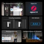 SONOFF SenseGuard DW Gen2 Zigbee Fenstersensor 4er-Pack – Sabotagealarm für Smart Home – Bild 3