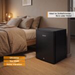 TZS First Austria Minikühlschrank 40L – Leiser Kühlschrank mit Schloss für Büro, Camping & Hotel – Bild 3