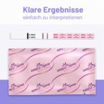 Easy@Home Ovulationstest & Schwangerschaftstest Set – 100 LH + 20 HCG Tests mit Premom App – Bild 8
