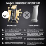 IronMaxx Zenith 50 High Protein Bar White Chocolate Crisp 16x45g – Eiweissriegel für Muskelaufbau – Bild 3