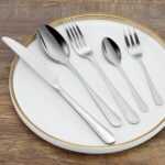 BEWOS Besteckset 30-teilig für 6 Personen – Edelstahl Spiegelpoliert & Spülmaschinenfest – Bild 2
