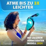 KAIMANA Vollgesichts-Schnorchelmaske – CO2-geprüft mit Easy-Breath für Erwachsene & Kinder – Bild 4