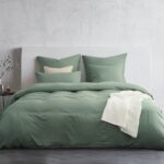 Duvetnova Bettwäsche 135x200 4teilig – Premium-Mikrofaser mit Reissverschluss Salbeigrün – Bild 8