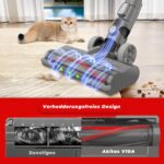 Akitas V10A Kabelloses Staubsauger-System mit 450W BLDC-Motor – 45 kPa Saugleistung für alle Böden – Bild 7