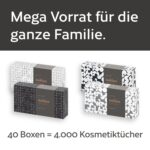Satino Kosmetiktücher Grosspackung – 40 Boxen à 100 Tücher, 2-lagig, Made in Germany – Bild 2