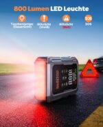 Joltekon VP40 Auto Starthilfe 7000A mit Kompressor, Gebläse & Powerbank – 12V – Bild 6