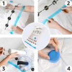 Amazon Basics Vakuum-Kompressionsbeutel 20er Set mit Handpumpe – Platzsparendes Aufbewahrungssystem – Bild 5