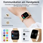 AEAC Smartwatch Damen 1.85" HD – Fitness Tracker mit Telefonfunktion & 110+ Sportmodi – Bild 2