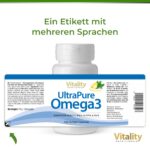 Fischöl Omega 3 Kapseln Hochdosiert – 800 mg EPA & 600 mg DHA pro Tag – Bild 2