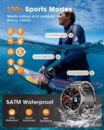 RUXINGX Smartwatch Herren mit EKG+HRV & AI-GPT – 1,53" Gesundheitsuhr mit 120+ Sportmodi – Bild 7