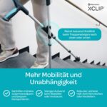 XCLIP Unterarm-Krückenhalter mit X-Design für 64-72 mm Umfang – Tragbare Halterung – Bild 4
