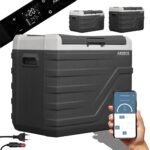 Arebos Kompressor Kühlbox 43L – Elektrische Gefrierbox mit App-Steuerung für Auto & Camping
