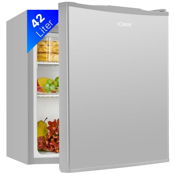 Bomann® Mini-Kühlschrank 42L – Getränkekühlschrank leise für Büro & Camping | KB 7346