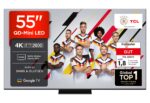 TCL 55Q7C 55 Zoll QD-Mini LED Fernseher – 4K HDR Premium 2600 mit Google TV