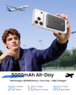 A ADDTOP 5000mAh Magnetische Powerbank – 20W Schnellladung für iPhone mit kabellosem Laden – Bild 7