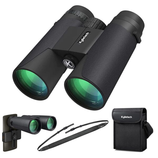 Kylietech 12x42 HD Fernglas – Wasserdicht & kompakt für Vogelbeobachtung & Jagd