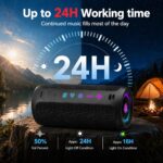 TIMU Bluetooth Lautsprecher mit RGB-Licht – 25W Stereo, Bluetooth 5.4 & 20h Akku – Bild 4