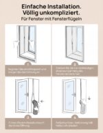 DREO 400cm Fensterdichtung für Klimaanlage – Sichere Abdichtung ohne Bohren – Bild 5