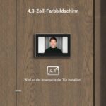 EZVIZ CP2 WLAN Türspion mit 4,3-Zoll-Bildschirm – 1080p Türklingel Kamera, 146° Weitwinkel – Bild 6