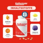KaRazym 200 St. – Magensaftresistente Enzymtabletten für Gelenke, Muskeln & Venen – Bild 4