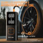 Kotopa Elektrische Luftpumpe 150 PSI – Akku Kompressor mit Powerbank für Auto, Fahrrad & Motorrad – Bild 2