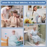 ChunHee Notrufknopf für Senioren – Hausnotruf Kabellos 150m Reichweite mit IP55 – Bild 6
