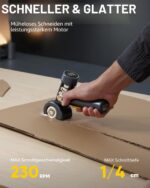 Fanttik C8 Nano Elektrische Schere – Akku-Schneidwerkzeug mit LED-Display für Stoffe & Kartons – Bild 2