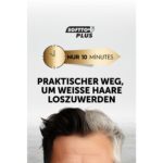 Softto plus Schwarz-Haar Shampoo 350 ml – Graue Haare in 10 Min. abdecken für Damen & Herren – Bild 5