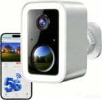 Funstorm 2K WLAN Überwachungskamera Aussen mit Akku – IP66 Wasserdicht, PIR & Sirene