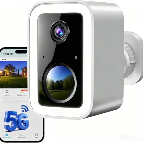 Funstorm 2K WLAN Überwachungskamera Aussen mit Akku – IP66 Wasserdicht, PIR & Sirene