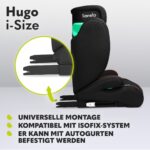 Lionelo Hugo i-Size Kindersitz Gruppe 2/3 (100–150 cm) – R129 zertifiziert mit ISOFIX – Bild 5