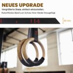 5BILLION Turnringe Holz Gymnastikringe – Professionelles Ganzkörpertraining für Fitness – Bild 3