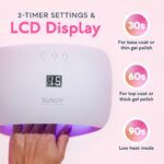 SUNUV UV LED Nagellampe mit Infrarotsensor & 3 Timer – Professionelle Gelnägel Aushärtung – Bild 5