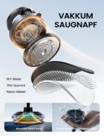 Lamicall MagSafe Autohalterung mit Vakuum-Saugnapf – 360° drehbar für iPhone 17/16 – Bild 4