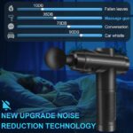 Zerolia Massagepistole mit 30 Geschwindigkeiten & 10 Massageköpfen – Profi Muscle Gun – Bild 6