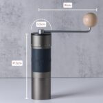 KINGrinder K6 Manuelle Kaffeemühle Eisengrau – 200 Mahlgrade für alle Brühmethoden – Bild 3