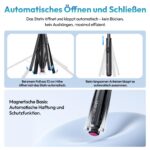 ULANZI SK-21 180cm Handy-Stativ mit Magnetgriff – Automatisches Öffnen/Schliessen für iPhone & Samsung – Bild 8