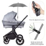 Winload Kinderwagen-Sonnenschirm 70 cm mit UV-Schutz 50+ – Universal Buggy Schirm – Bild 6