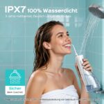 COSLUS C20 (F5020E) Kabellose Munddusche mit 300ml Tank – IPX7 Wasserdicht für Tiefenreinigung – Bild 7