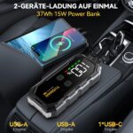 YUSMAN F02 Starthilfe Powerbank 9000A – Autobatterie Booster für PKW, SUV & Motorräder – Bild 5