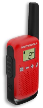 Motorola Talkabout T42 PMR446 Funkgerät – 16 Kanäle, 4 km Reichweite, 2er Set Rot – Bild 3