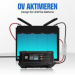 ECO-WORTHY 12V/24V 20A LiFePO4 Batterieladegerät – Intelligentes Multi-Current Schnellladegerät – Bild 4