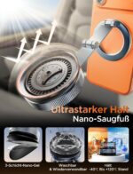 MSXTTLY Vmag S3 Magnetische Handyhalterung Auto – Dual-Fold-Arm für iPhone & Android – Bild 4