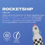 ASOBU Bestie 420ml Kindertrinkflasche – Isolierte Edelstahlflasche mit austauschbarem Tierkopf – Bild 3