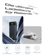 Orfeika 20000mAh Powerbank mit 4 Kabeln – 20W PD-Schnellladung für iPhone, Galaxy & mehr – Bild 3