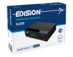 EDISION Proton S2 Plus Full HD Satelliten Receiver DVB-S2 – FTA Receiver mit 2in1 Fernbedienung