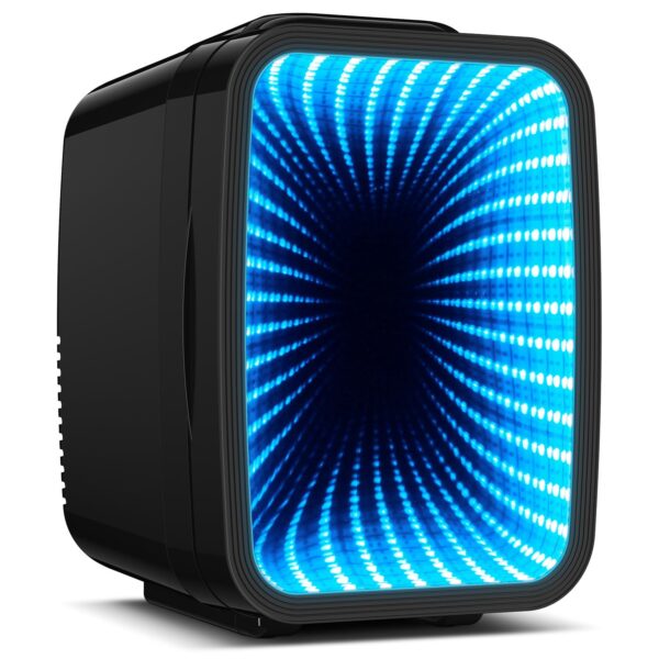 BEICHEN 4L Mini Kühlschrank mit RGB-Beleuchtung – 2in1 Kühl- & Warmhaltefunktion für Gaming & Beauty