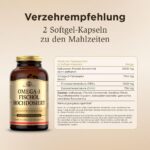 SOLGAR Omega-3 Fischöl 1764 mg – Hochdosiert mit EPA & DHA für Herz & Gehirn – Bild 6