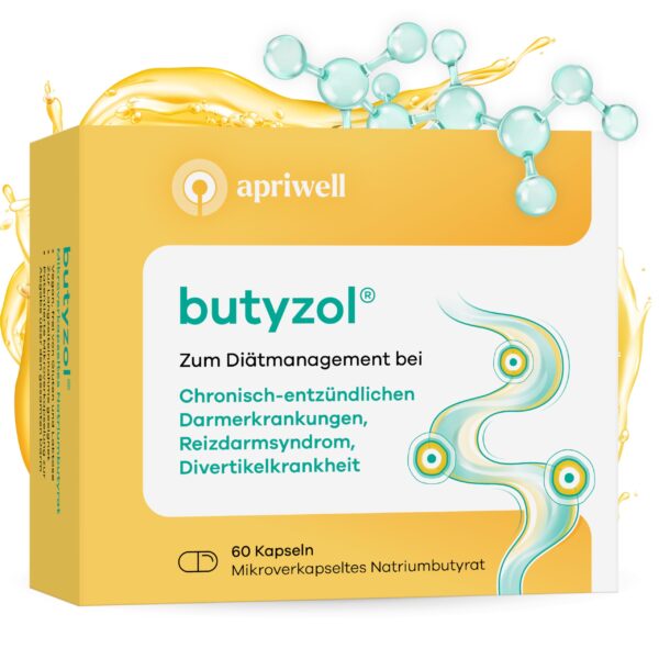 Butyzol Natriumbutyrat 60 Kapseln – Klinisch getestetes Darmmanagement für entzündliche Erkrankungen